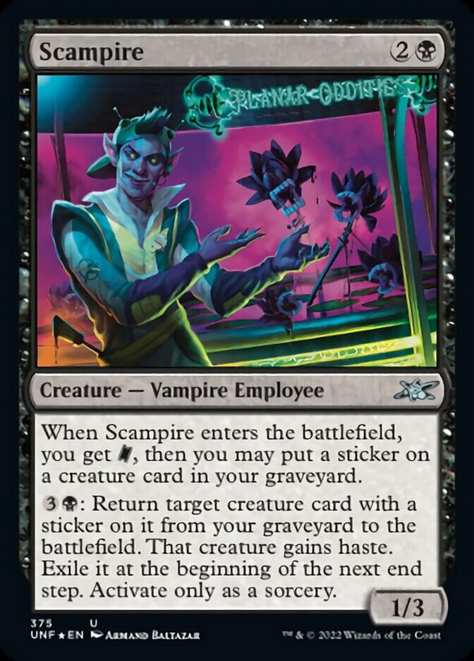 Scampire (Galaxy Foil) [Unfinity] | Webway Games
