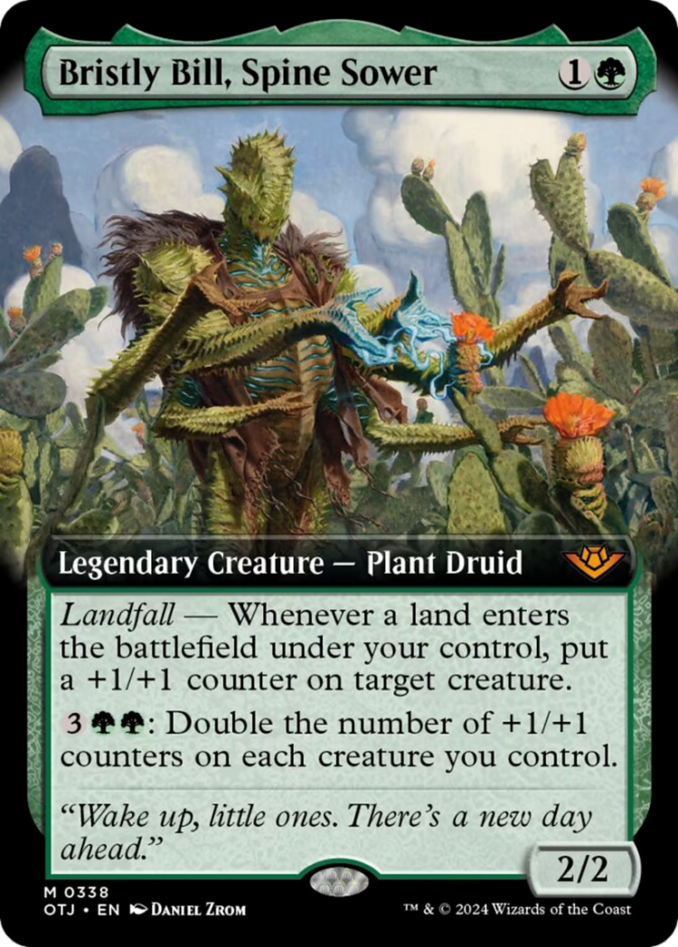 Bristly Bill, Spine Sower (Extended Art) [Outlaws of Thunder Junction] | Webway Games