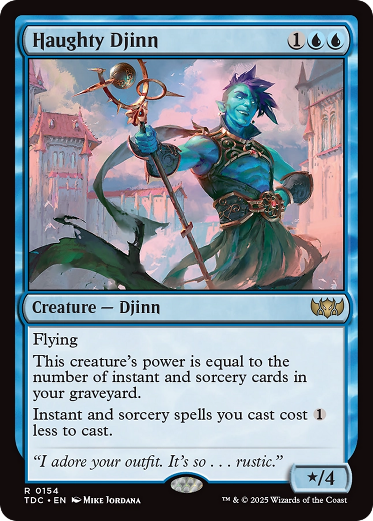 Haughty Djinn [Tarkir: Dragonstorm Commander] | Webway Games