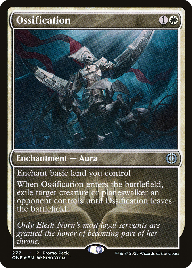 Ossification (Promo Pack) [Phyrexia: All Will Be One Promos] | Webway Games