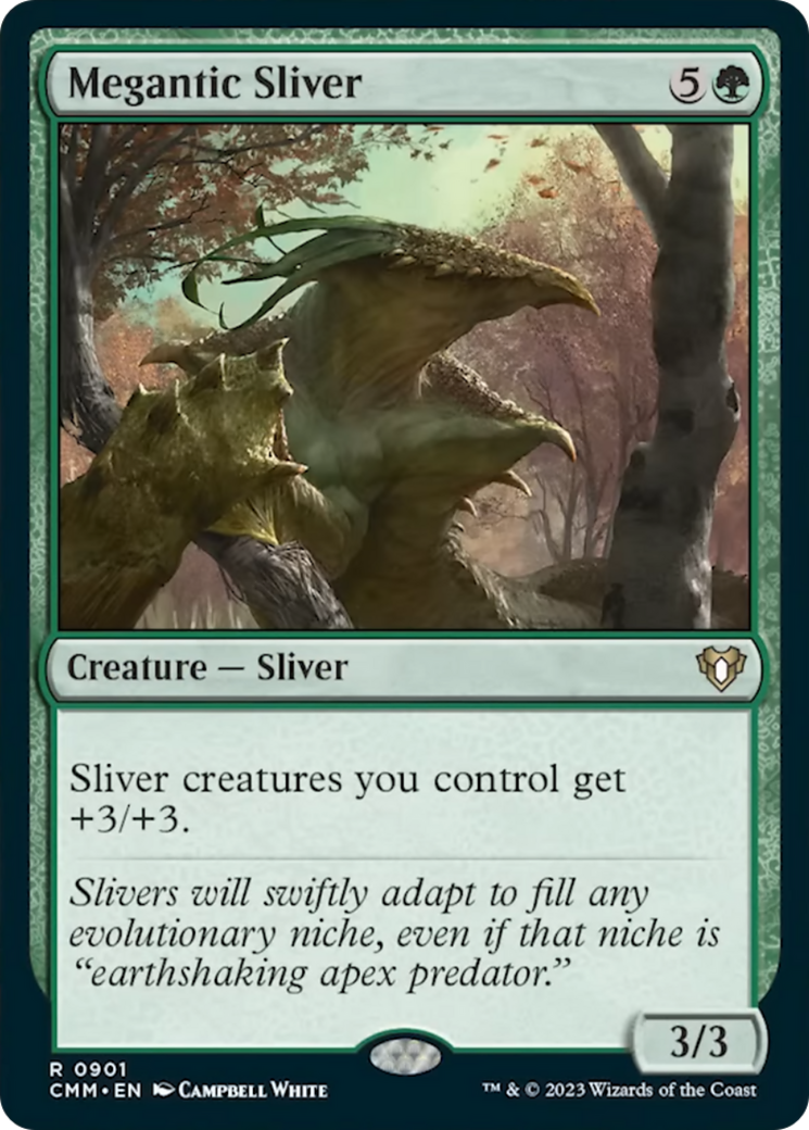 Megantic Sliver [Commander Masters] | Webway Games
