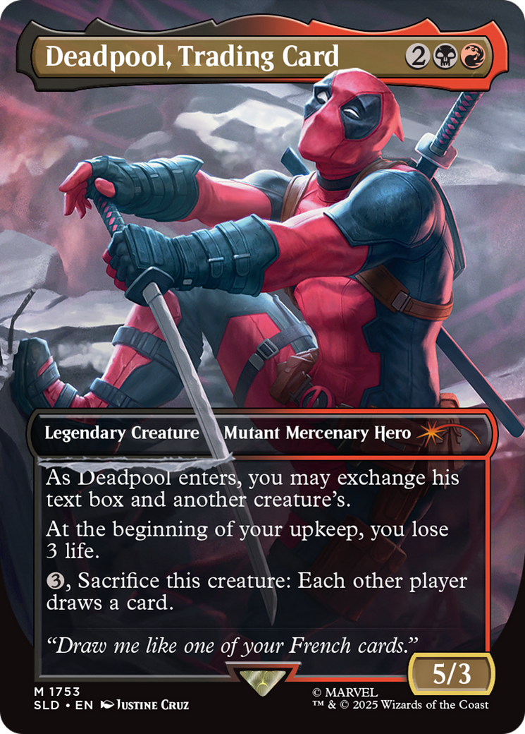 Deadpool, Trading Card [Secret Lair Drop Series] | Webway Games
