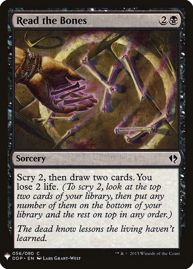 Read the Bones [Mystery Booster] | Webway Games