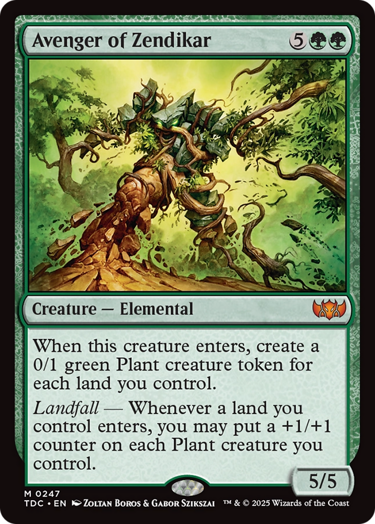 Avenger of Zendikar [Tarkir: Dragonstorm Commander] | Webway Games