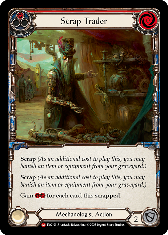 Scrap Trader [EVO101] (Bright Lights)  Rainbow Foil | Webway Games