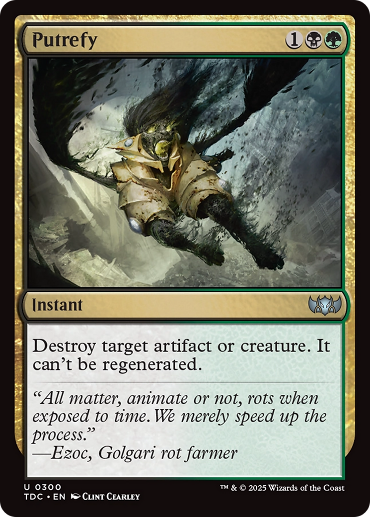 Putrefy [Tarkir: Dragonstorm Commander] | Webway Games