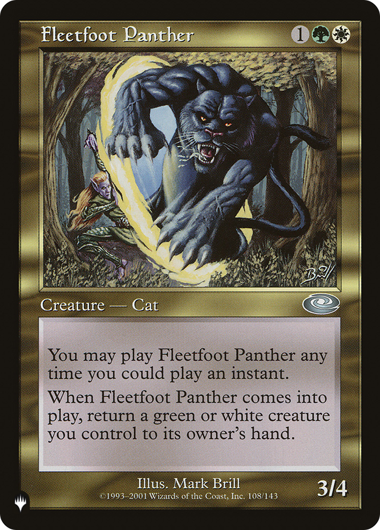 Fleetfoot Panther [The List] | Webway Games