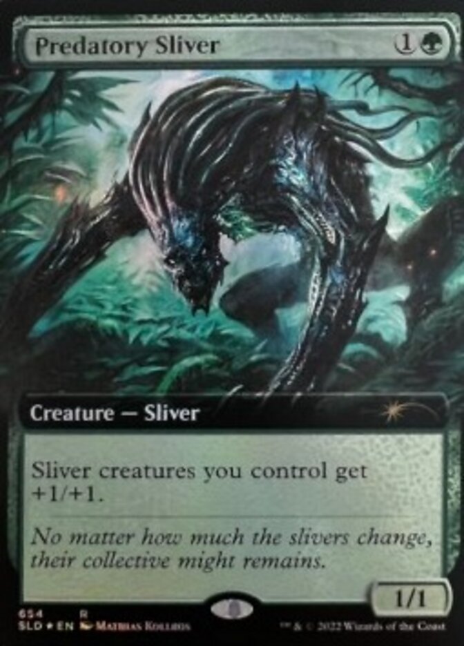 Predatory Sliver (Extended Art) [Secret Lair Drop Promos] | Webway Games