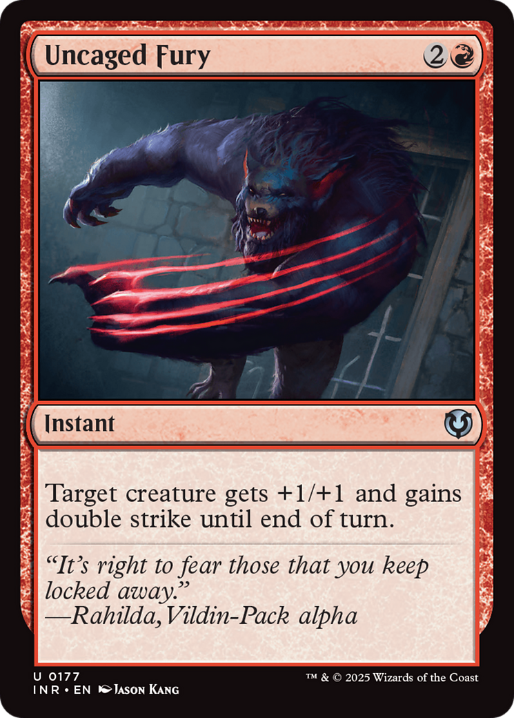 Uncaged Fury [Innistrad Remastered] | Webway Games