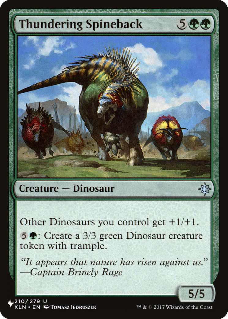 Thundering Spineback [The List] | Webway Games