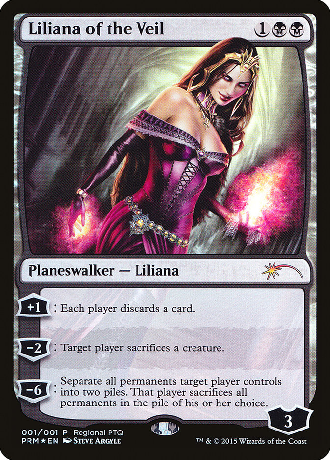 Liliana of the Veil (Regional PTQ) [Pro Tour Promos] | Webway Games
