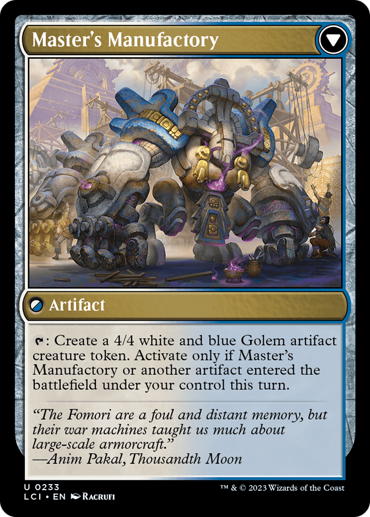 Master's Guide-Mural // Master's Manufactory [The Lost Caverns of Ixalan] | Webway Games