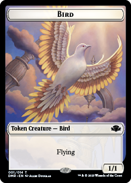 Elephant // Bird Double-Sided Token [Dominaria Remastered Tokens] | Webway Games