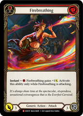 Firebreathing [EVR157] (Everfest)  1st Edition Rainbow Foil | Webway Games