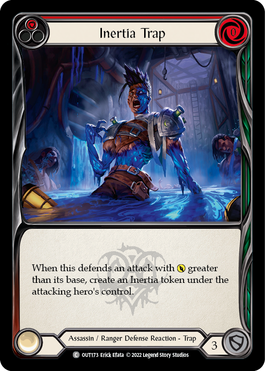 Inertia Trap (Red) [OUT173] (Outsiders)  Rainbow Foil | Webway Games
