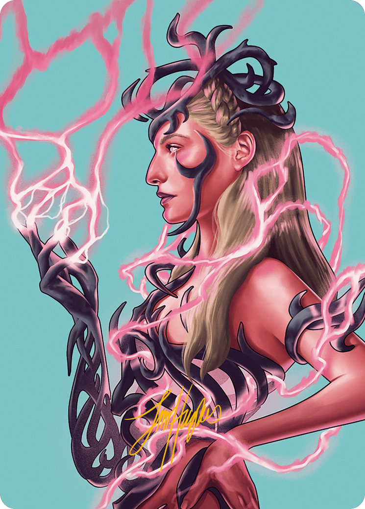 Breya, Etherium Shaper Art Card (Gold-Stamped Signature) [Modern Horizons 3 Art Series] | Webway Games