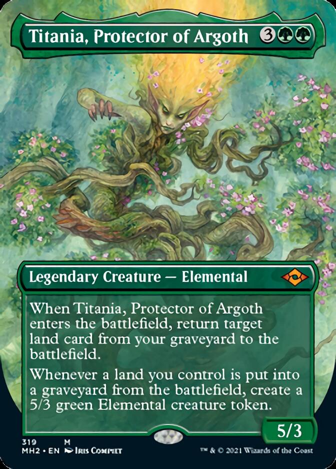 Titania, Protector of Argoth (Borderless Alternate Art) [Modern Horizons 2] | Webway Games