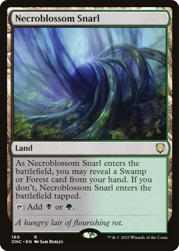 Necroblossom Snarl [Phyrexia: All Will Be One Commander] | Webway Games
