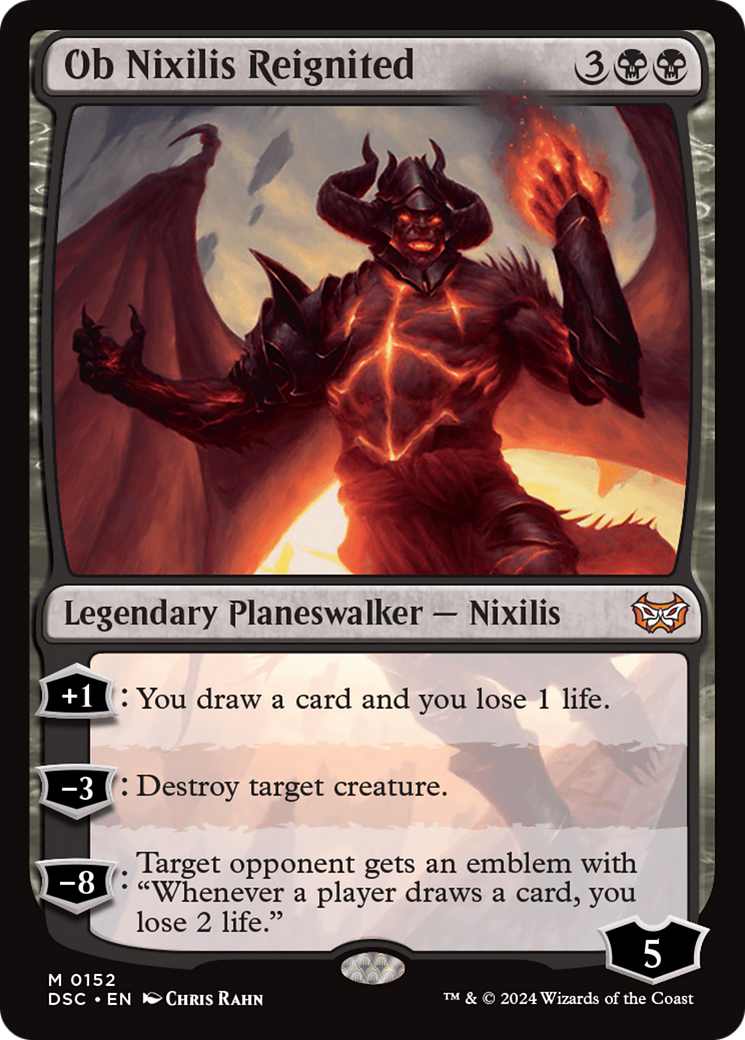 Ob Nixilis Reignited [Duskmourn: House of Horror Commander] | Webway Games