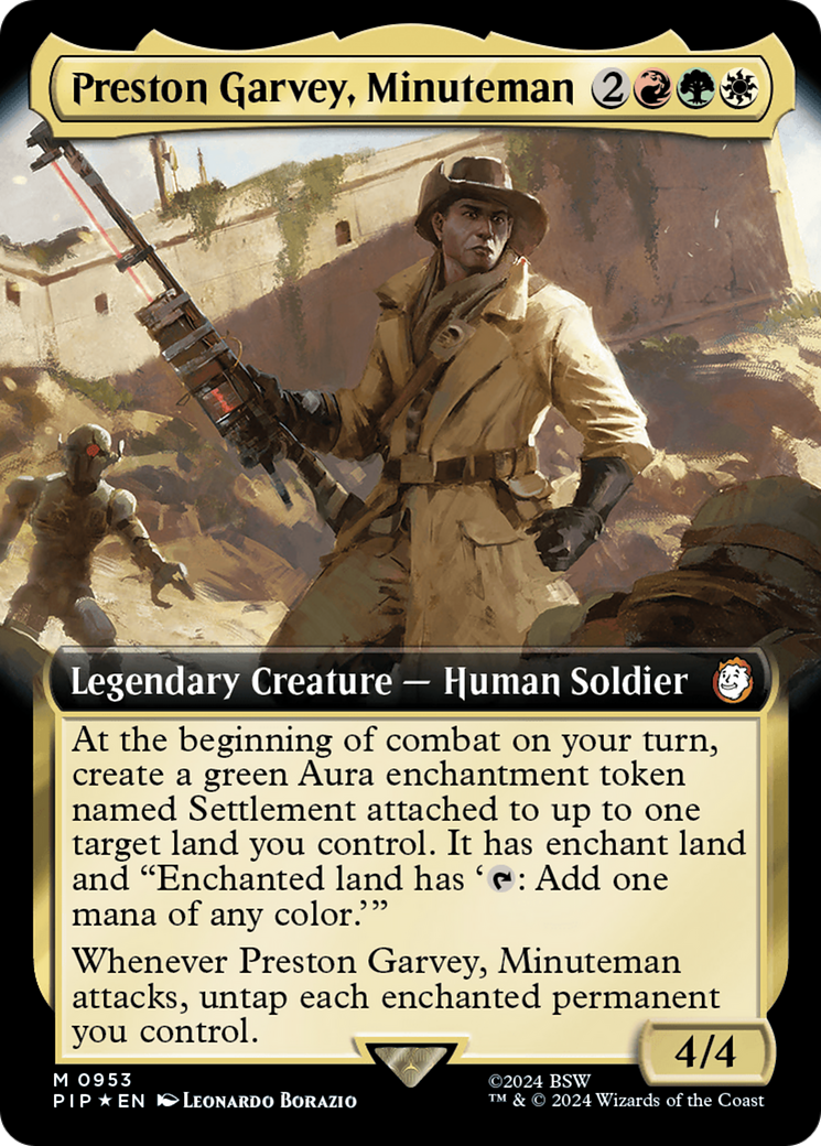 Preston Garvey, Minuteman (Extended Art) (Surge Foil) [Fallout] | Webway Games