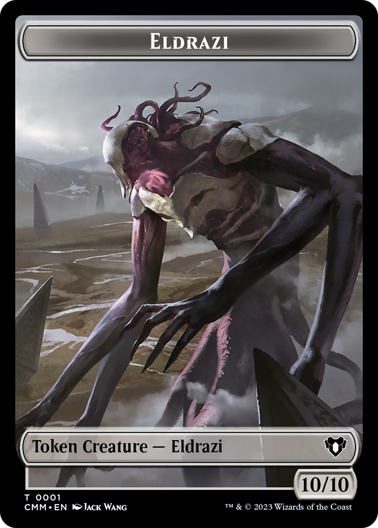 Eldrazi // Phyrexian Germ Double-Sided Token [Commander Masters Tokens] | Webway Games