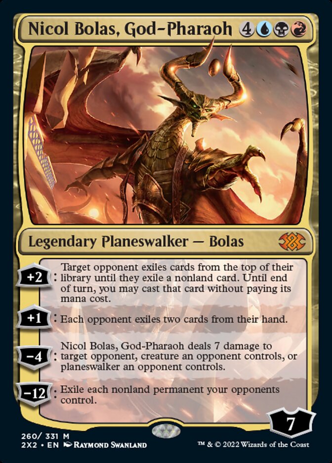 Nicol Bolas, God-Pharaoh [Double Masters 2022] | Webway Games