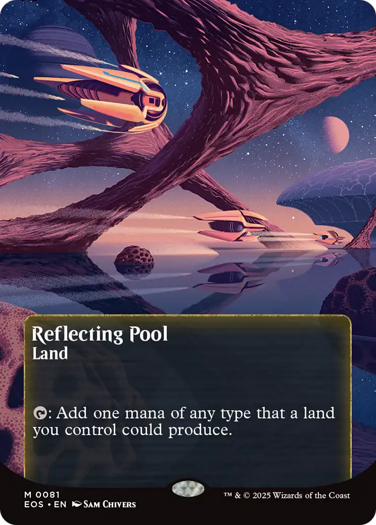 Reflecting Pool (0081) (Borderless) [Edge of Eternities: Stellar Sights] | Webway Games