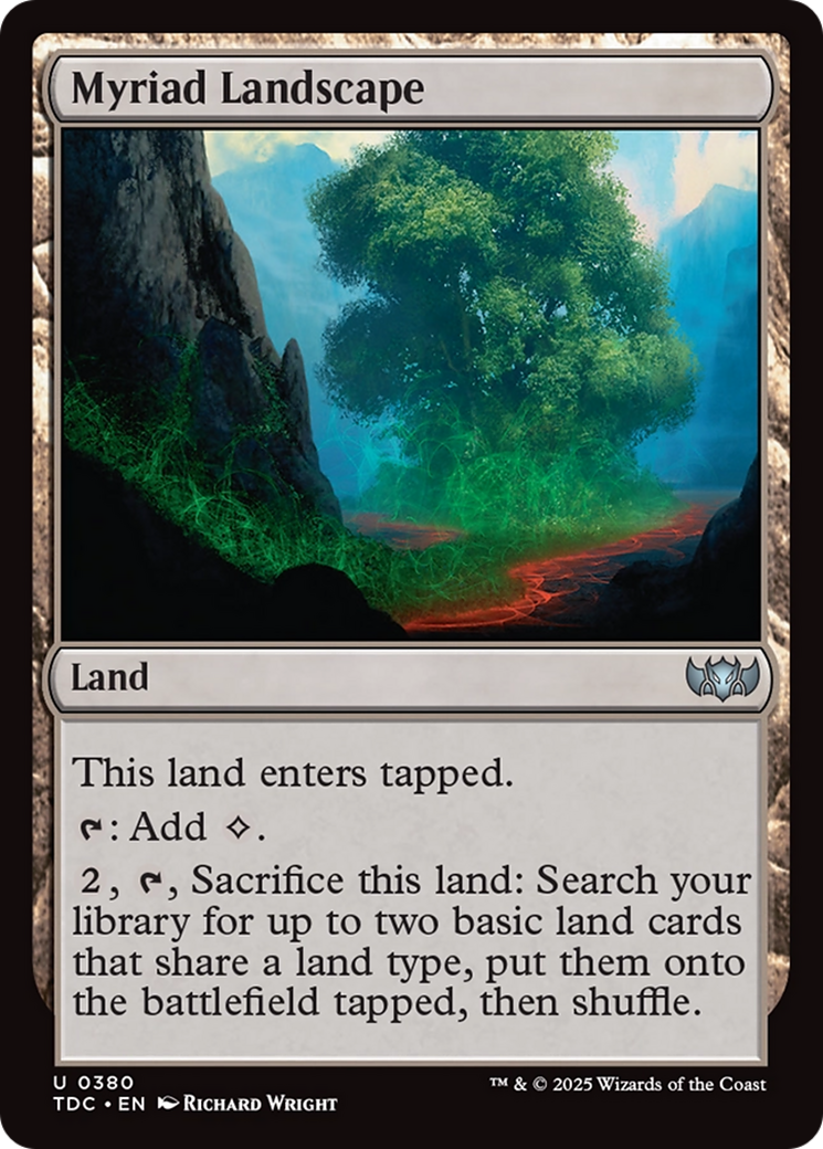Myriad Landscape [Tarkir: Dragonstorm Commander] | Webway Games