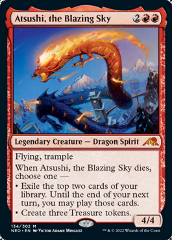 Atsushi, the Blazing Sky [Kamigawa: Neon Dynasty] | Webway Games