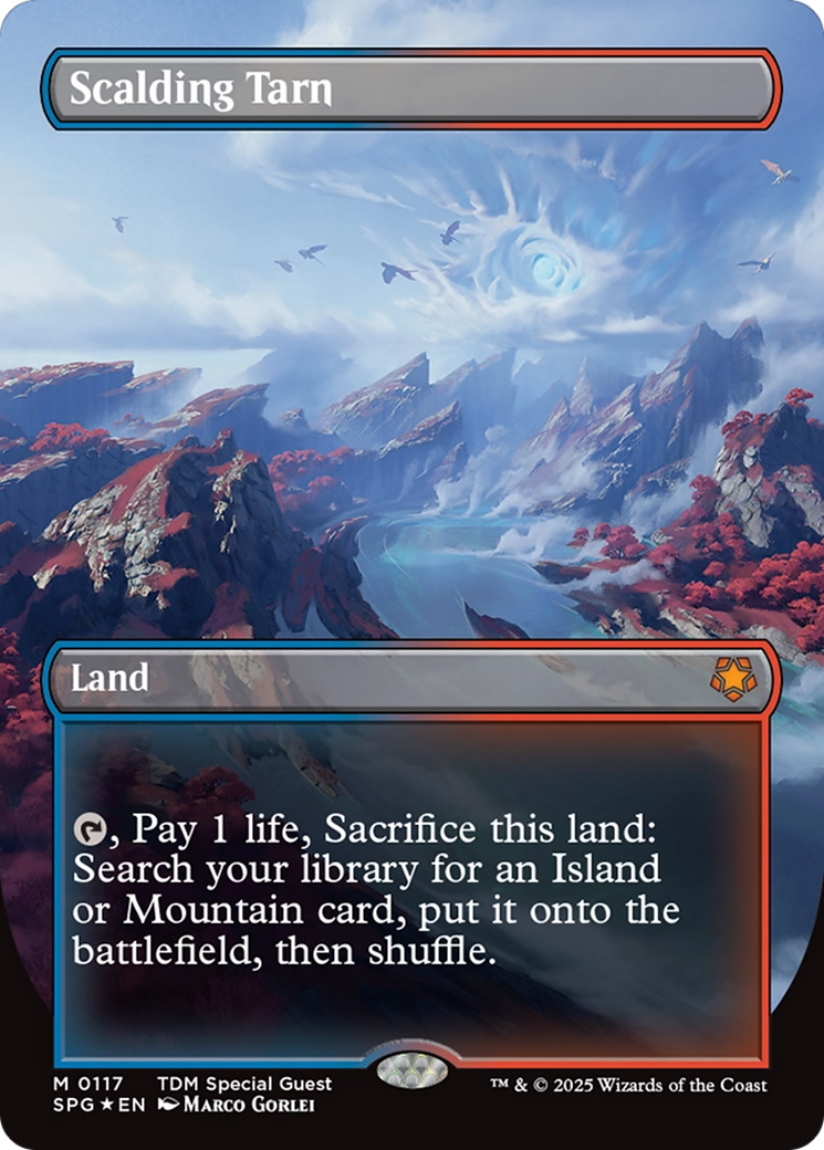 Scalding Tarn (Borderless) (Dragonscale Foil) [Tarkir: Dragonstorm Special Guests] | Webway Games