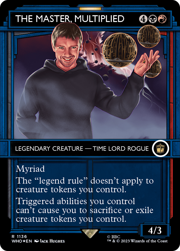 The Master, Multiplied (Showcase) (Surge Foil) [Doctor Who] | Webway Games