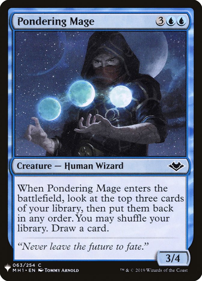 Pondering Mage [Mystery Booster] | Webway Games
