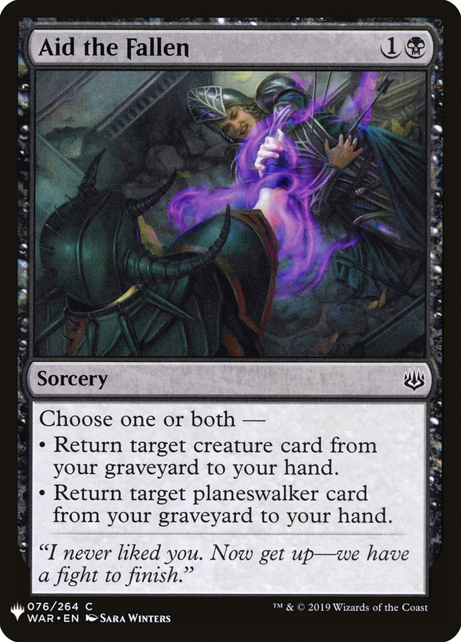 Aid the Fallen [Mystery Booster] | Webway Games