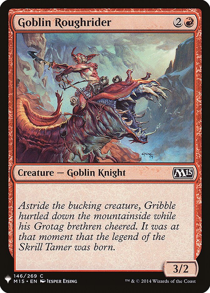 Goblin Roughrider [Mystery Booster] | Webway Games