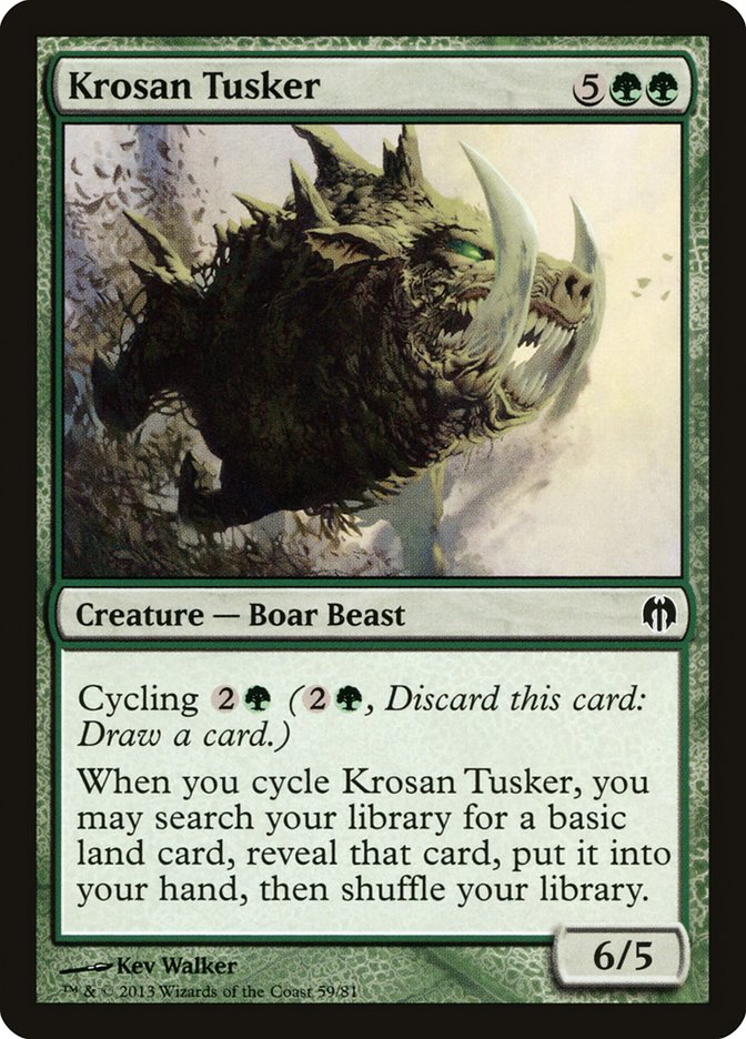 Krosan Tusker [Duel Decks: Heroes vs. Monsters] | Webway Games