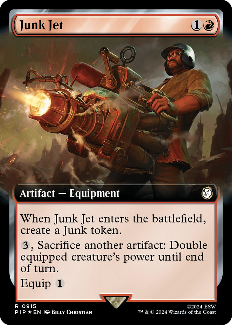 Junk Jet (Extended Art) (Surge Foil) [Fallout] | Webway Games