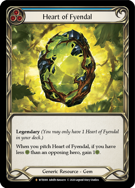 Heart of Fyendal [U-WTR000] (Welcome to Rathe Unlimited)  Unlimited Rainbow Foil | Webway Games