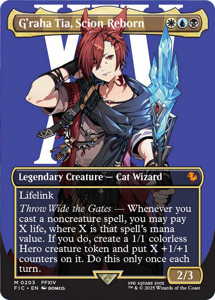 G'raha Tia, Scion Reborn (Borderless) [FINAL FANTASY Commander] | Webway Games