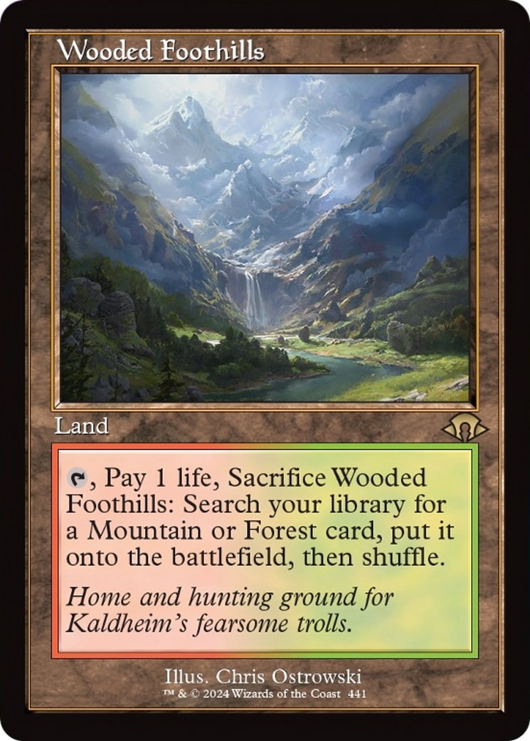 Wooded Foothills (Retro) [Modern Horizons 3] | Webway Games