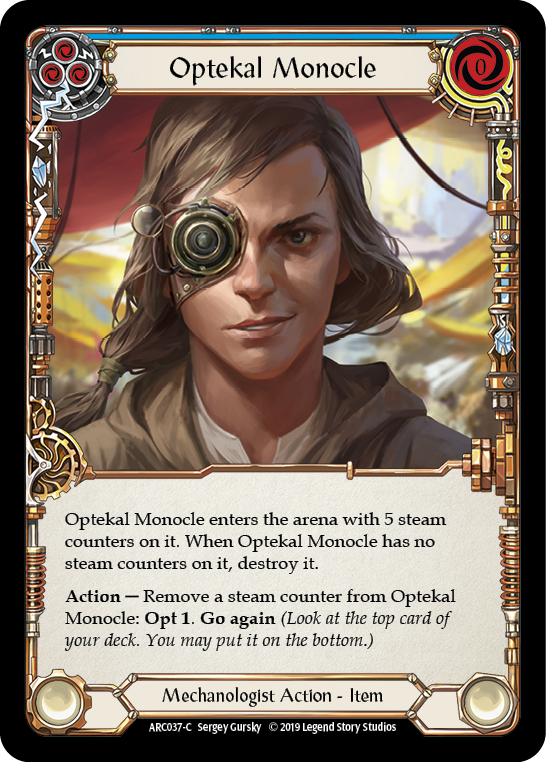 Optekal Monocle [ARC037-C] (Arcane Rising)  1st Edition Normal | Webway Games