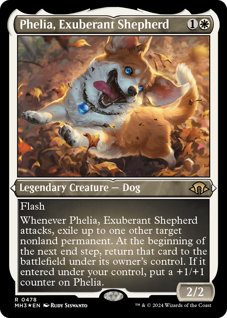 Phelia, Exuberant Shepherd (Foil Etched) [Modern Horizons 3] | Webway Games
