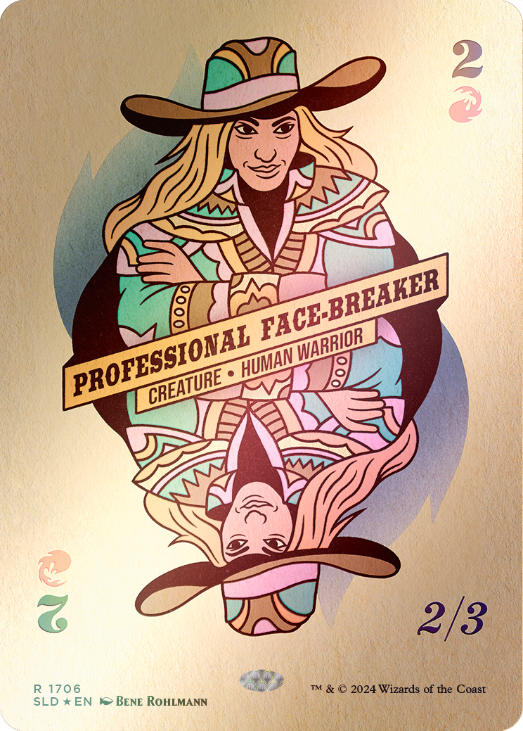 Professional Face-Breaker (Rainbow Foil) [Secret Lair Drop Series] | Webway Games