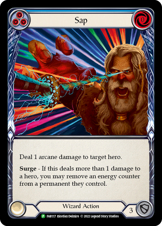 Sap (Blue) [FAB117] (Promo)  Rainbow Foil | Webway Games