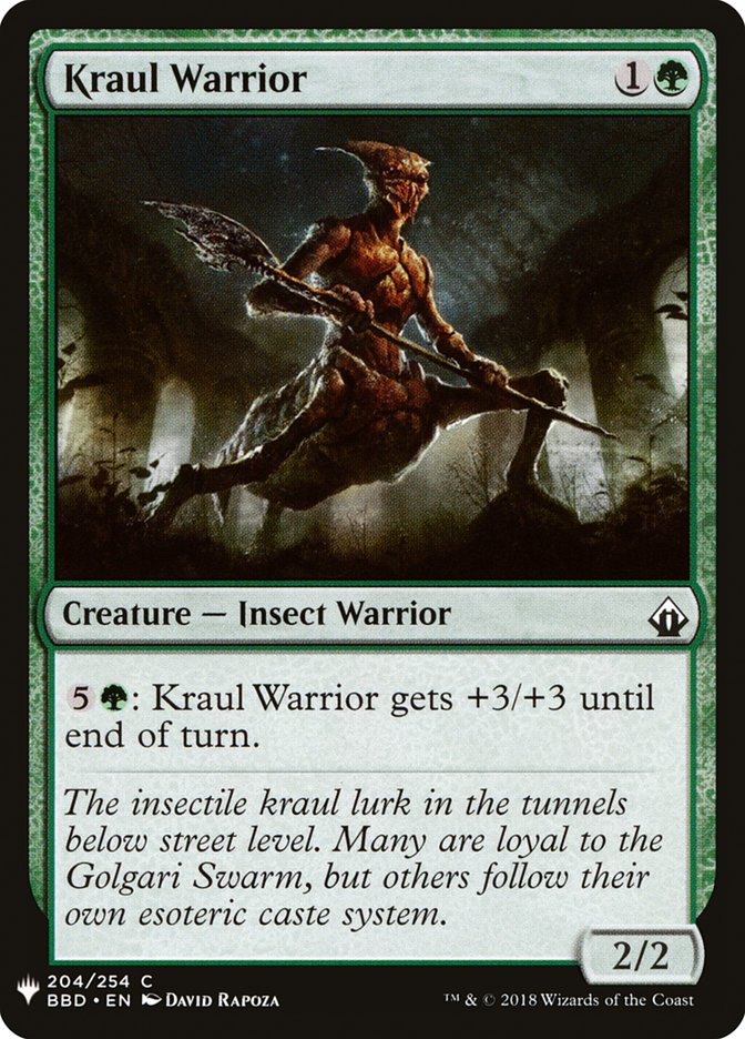 Kraul Warrior [Mystery Booster] | Webway Games