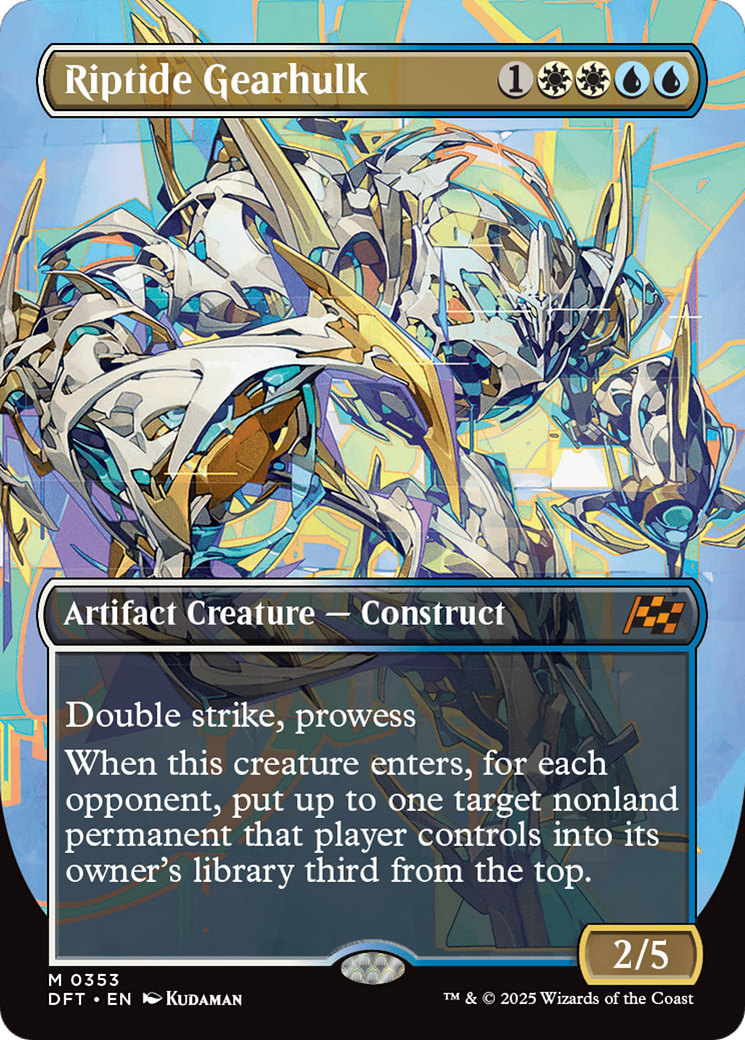 Riptide Gearhulk (Borderless) [Aetherdrift] | Webway Games