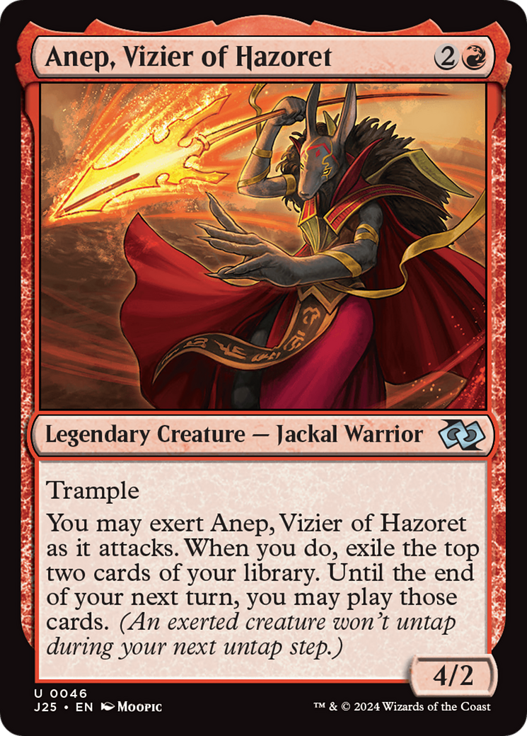 Anep, Vizier of Hazoret (Anime) [Foundations Jumpstart] | Webway Games