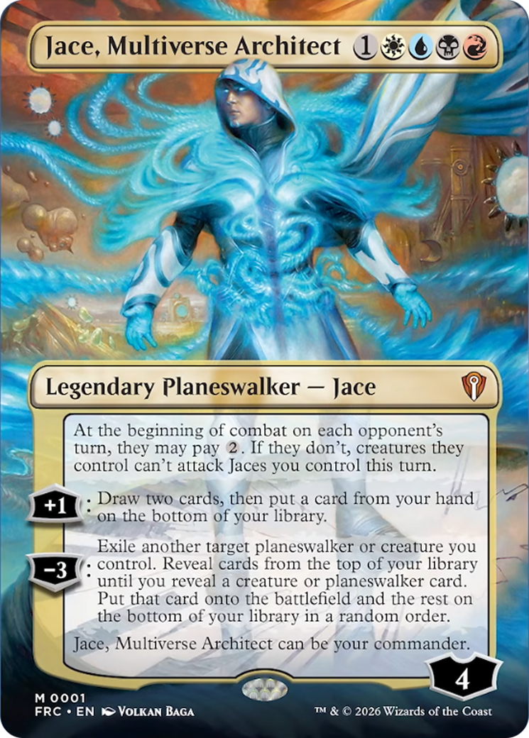 Jace, Multiverse Architect (Borderless) [Reality Fracture Commander] | Webway Games