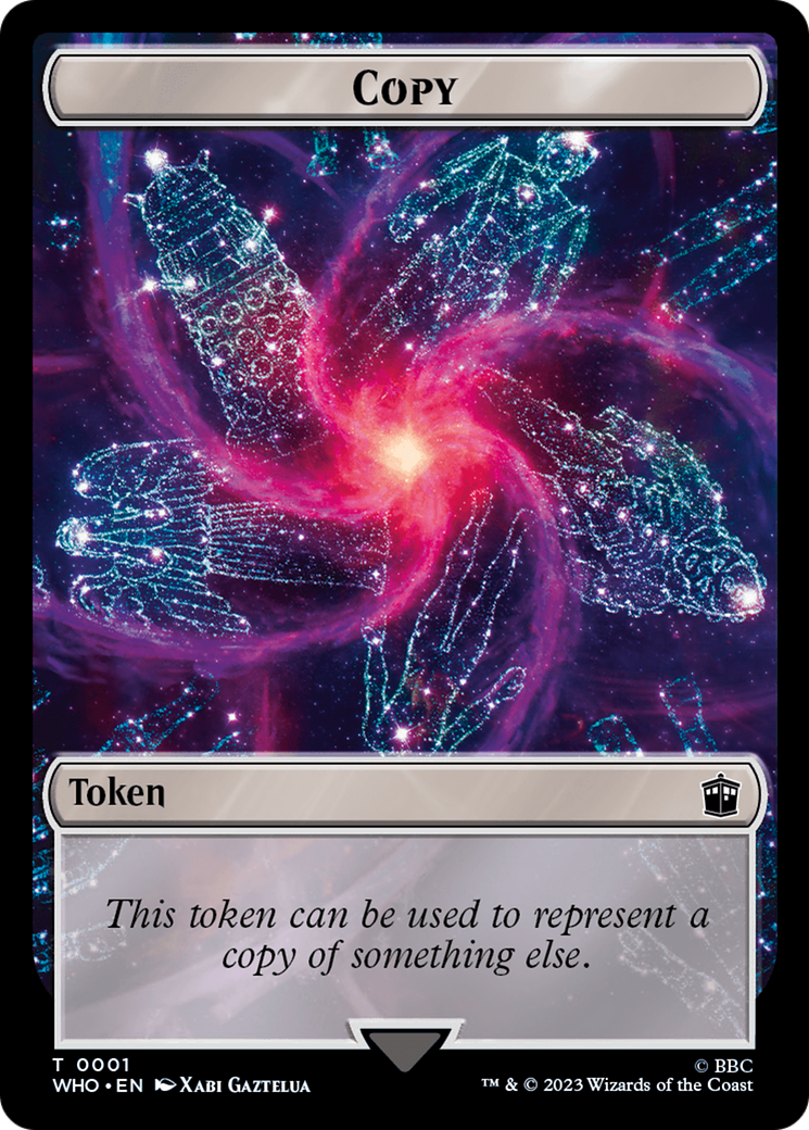 Copy // Dinosaur Double-Sided Token [Doctor Who Tokens] | Webway Games