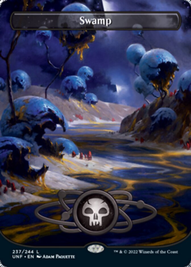 Swamp (237) (Planetary Space-ic Land) [Unfinity] | Webway Games