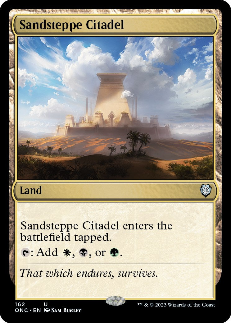Sandsteppe Citadel [Phyrexia: All Will Be One Commander] | Webway Games